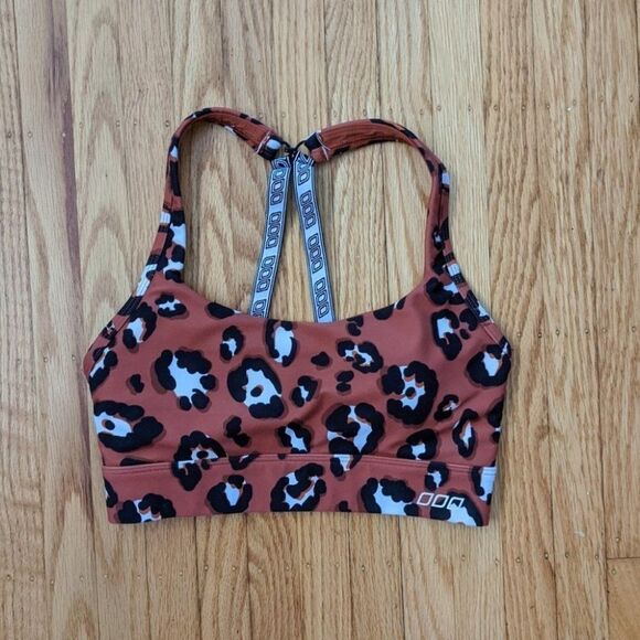 Lorna Jane Wildcat Compact Sports Bra Leopard - Picture 4 of 5